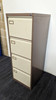 Vickers Brown & Cream 4 Drawer Filling Cabinet (1D9-423-6A3)