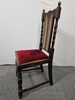 Wooden Dining Chair w/ Wicker Pattern + Cushioned Seat (CC5-080-129)