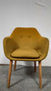 Maisons Du Monde Arnold Yellow Armchair (AC5-B9A-C97)