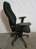 Interiors Team Black Office Chair with Round Arms (B5A-121-A2B)
