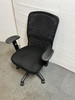 Black Fabric and Mesh-back Operator Chair (506-0AA-954)