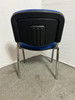 Blue And Chrome Stackable Chairs (13E-B12-452)