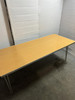Beech And Chrome Retractable Table (A66-D94-B76)