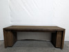 Large Wooden Bench On Wheels (263-FA4-4F3)
