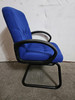Blue And Black Fabric Chair (ADC-66B-E81)