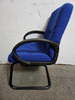 Blue And Black Fabric Chair (ADC-66B-E81)