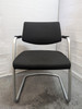 Sitland Black Fabric Non-Stackable Chair (1B7-F60-DD8)