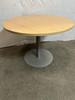 Beech And Silver Round Table (BDF-900-1DD)