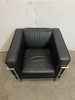 Replica Le Corbusier Black Leather Arm Chair (846-0C1-477)