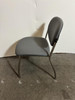 Light Grey And Silver Stackable Chairs (D1C-1B0-131)