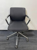 New Vitra Black And Silver Office Chair (CBD-583-B3F)