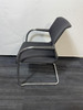 New Vitra Black And Chrome Stackable Chairs (876-EC7-132)