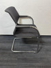 New Vitra Black And Chrome Stackable Chairs (876-EC7-132)