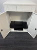 New White  Confidential Bin Cupboard  (25D-806-998)