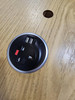 Oak And Black Round Table (350-325-40D)
