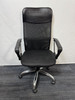 Black And Chrome Mesh Operator Chair (B53-4B4-ED6)