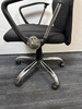 Black And Chrome Mesh Operator Chair (B53-4B4-ED6)