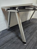 White Desk with Cable Tray 1600 (DD9-5DB-7B9)