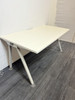 White Straight Desk 160X80  (F98-D7A-DE8)
