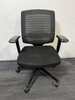 Black And Mesh Operator Chair (3B4-099-DEA)