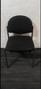 Black And Chrome Stackable Chairs (88F-0BB-8AA)