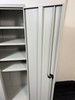Steelco Office Furniture Grey Tambour Unit (320-EB9-256)
