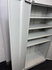 Steelco Office Furniture Grey Tambour Unit (320-EB9-256)