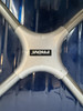 Frovi Dark Blue And Silver Stool (0D1-CAC-9E3)