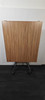 Konig And Neurath Walnut And Silver Mobile Table (With power) (8BA-994-48D)