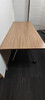 Konig And Neurath Walnut And Silver Mobile Table (With power) (8BA-994-48D)