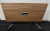 Konig And Neurath Walnut And Chrome Flip Top Table (215-A39-5D9)