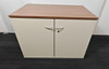 Walnut And White Storage Unit (73F-B02-879)