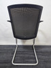 Konig+Neurath Black Stackable Chair (29F-45D-D63)