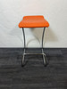 OrangeBox Orange And Chrome Stools (092-160-429)