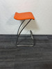 OrangeBox Orange And Chrome Stools (092-160-429)