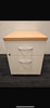 White And Oak Pedestals (322-0CC-B4F)