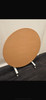 Oak And Grey Round Flip Top Table (36B-EEF-8E5)