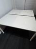 Kinnarps White Bank Of 2 Desks (C62-EBE-EFA)