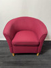 Burgundy Armchair (1D9-B4F-12C)