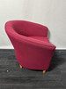 Burgundy Armchair (1D9-B4F-12C)
