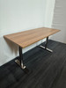Kinnarps Walnut And Chrome Table 140x60  (94C-450-819)