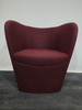 Boss Design Burgundy Arm Chair (D06-84C-63B)