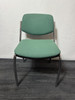 Green And Chrome Stackable Chairs (C3B-536-DD1)