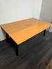 Oak And Black Meeting Table (259-597-5DB)