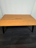 Oak And Black Meeting Table (259-597-5DB)