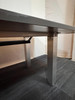 Dark Grey And Silver Meeting Table (EE8-C0A-258)