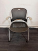 Herman Miller Black And Grey Caper Stacking Chair (E6E-6A6-553)