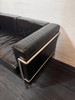 Replica Le Corbusier Black 2 Seater Leather Sofa (BC7-515-AA5)