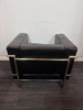 Replica Le Corbusier Black Leather Arm Chair (846-0C1-477)