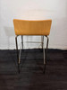 Beech And Silver Stool (419-43E-90E)